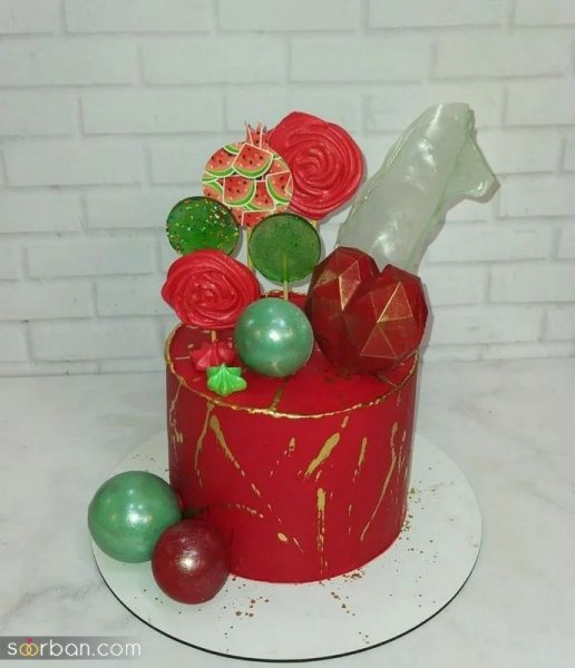  عکس کیک شب یلدا جدید