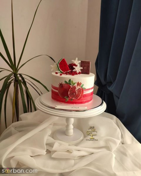  کیک شب یلدا برای عروس و داماد