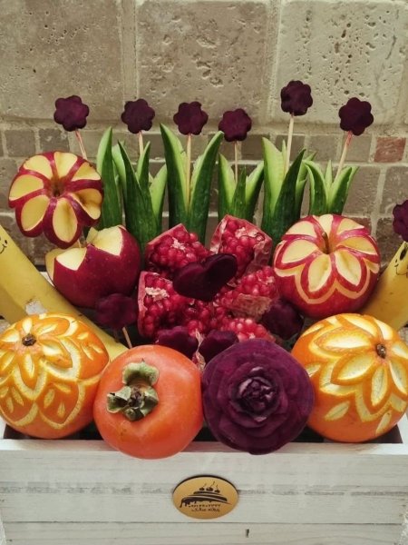  120 عکس شب یلدا تزیین میوه