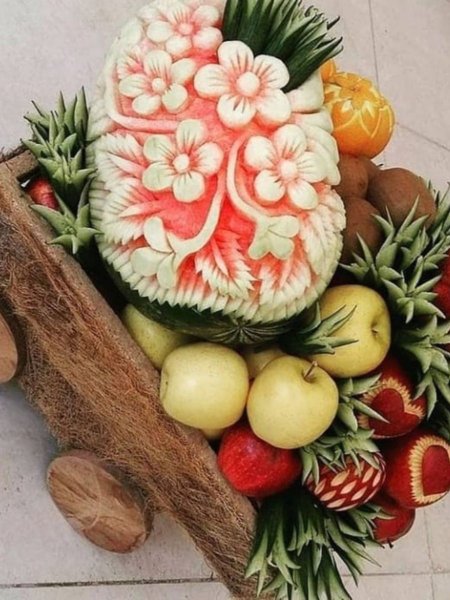  120 عکس شب یلدا تزیین میوه