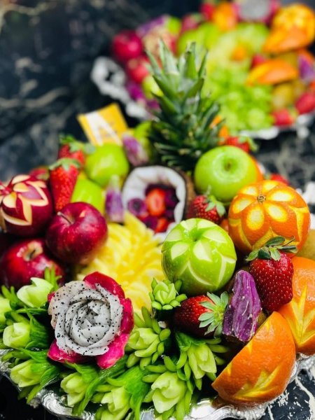  120 عکس شب یلدا تزیین میوه