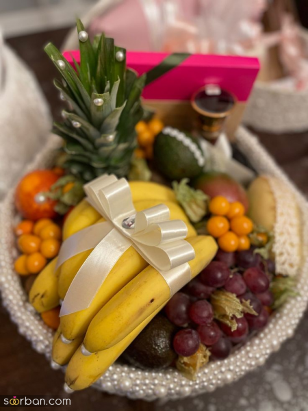  تزیین میوه شب یلدا برای عروس