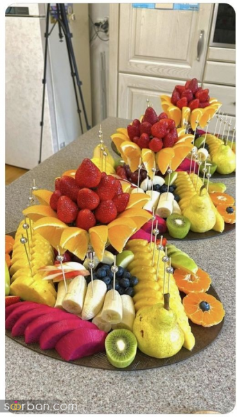  تزیین میوه شب یلدا برای عروس
