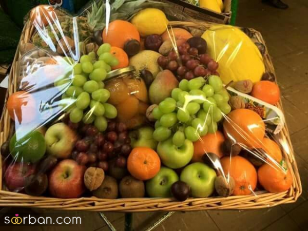  تزیین میوه شب یلدا برای عروس