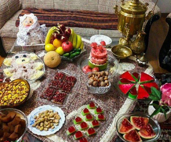  تزیین میوه برای شب یلدا