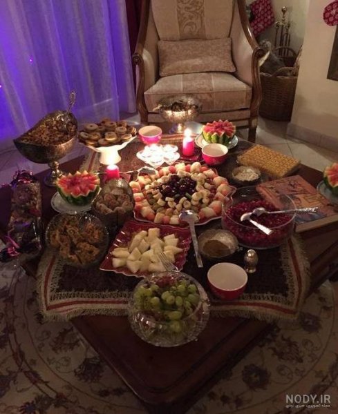  تزیین میوه برای شب یلدا