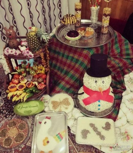  تزیین میوه برای شب یلدا