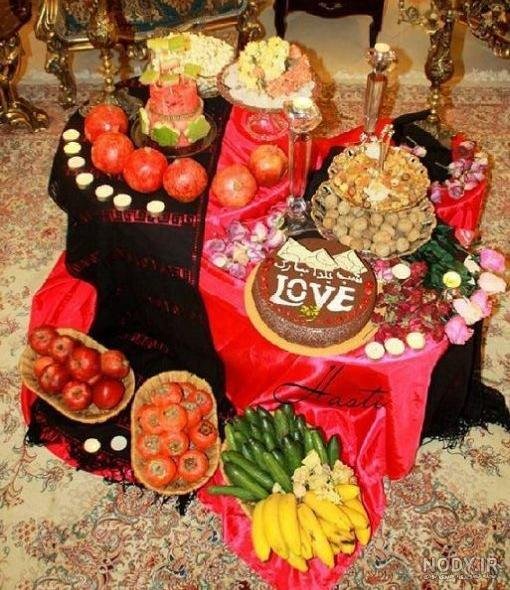  تزیین میوه برای شب یلدا