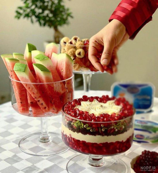  تزیین میوه برای شب یلدا