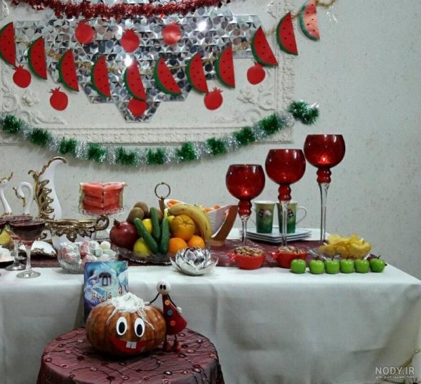  تزیین میوه برای شب یلدا