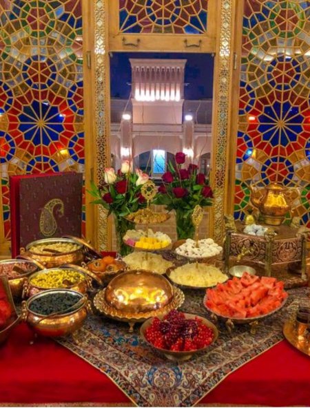  عکس سفره شب یلدا جدید