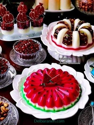  140 عکس ژله شب یلدا جدید