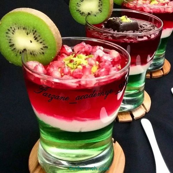  عکس ژله شب یلدا آسان