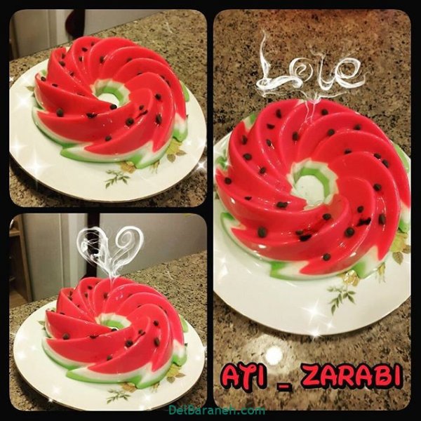  عکس ژله شب یلدا آسان