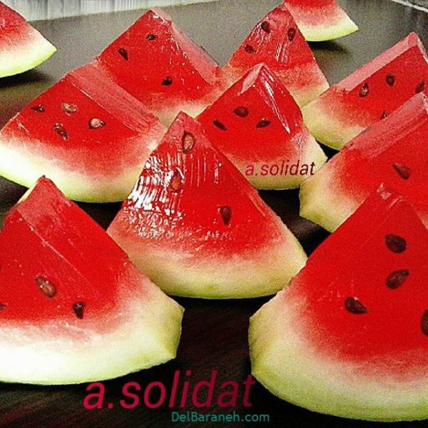  عکس ژله شب یلدا آسان