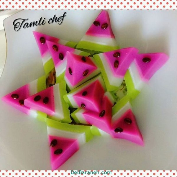  عکس ژله شب یلدا آسان