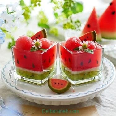  عکس ژله شب یلدا آسان