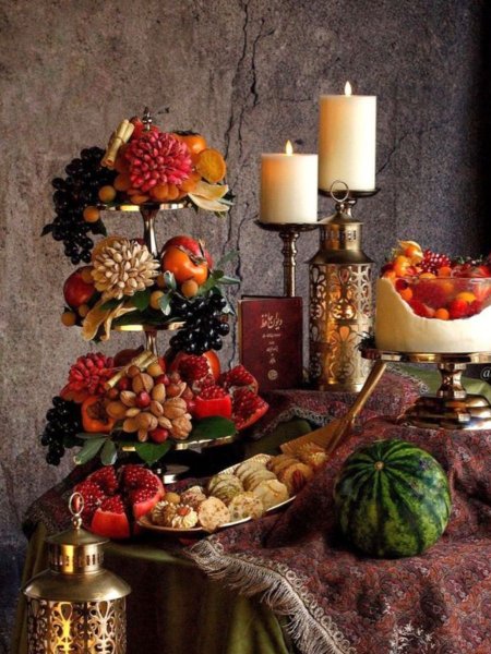 عکس چیدن شب یلدا