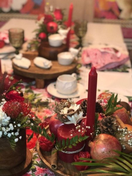  عکس چیدن شب یلدا