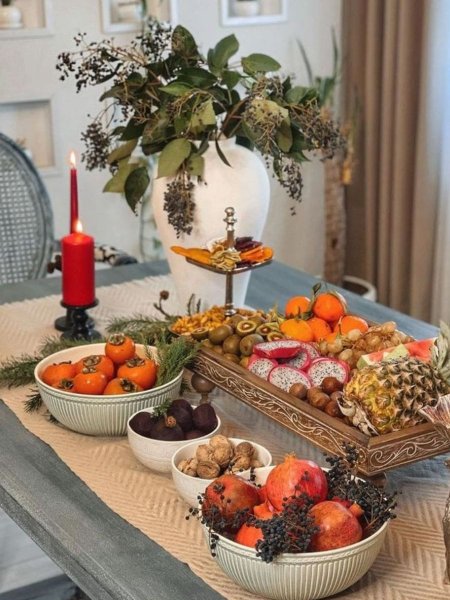  عکس چیدن شب یلدا