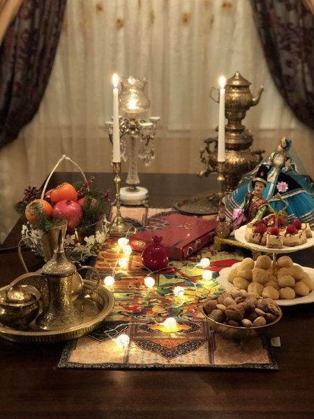  عکس چیدن شب یلدا