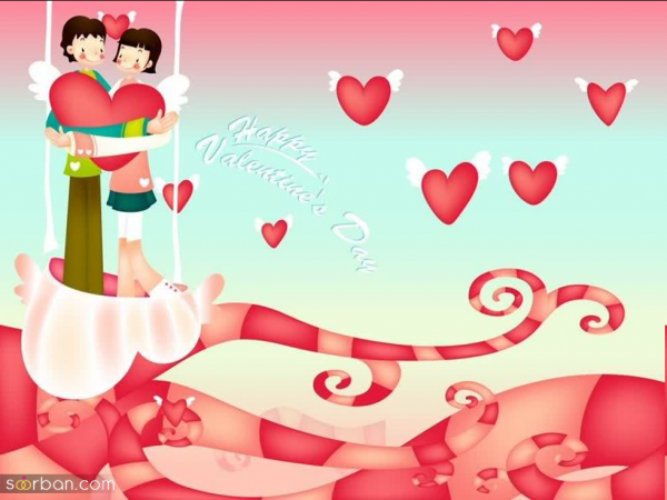 عکس نوشته ولنتاین