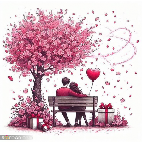 عکس نوشته ولنتاین