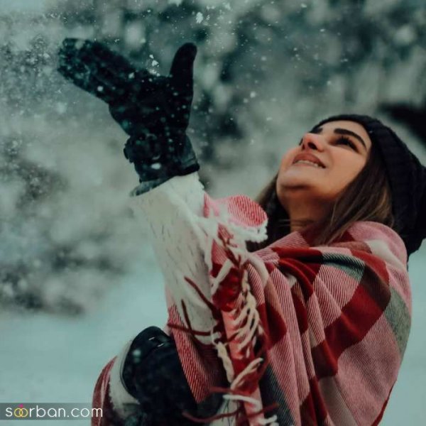  ایده عکس ولنتاین در برف