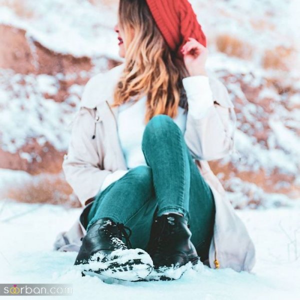  ایده عکس ولنتاین در برف