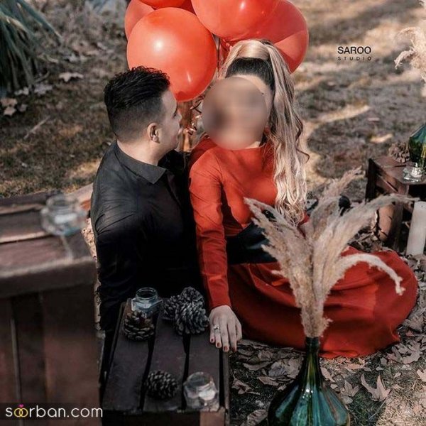  85 ژست عکس ولنتاین