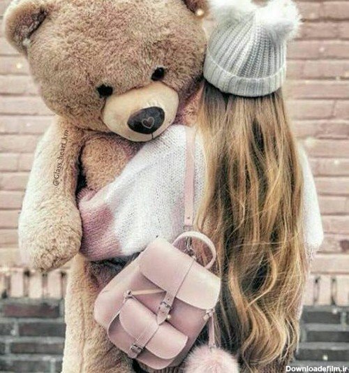  ژست عکس با خرس ولنتاین