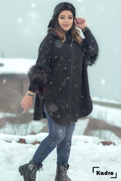  ژست عکاسی در برف اینستاگرام