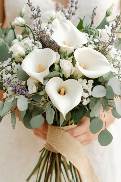  عکس با دسته گل عروس