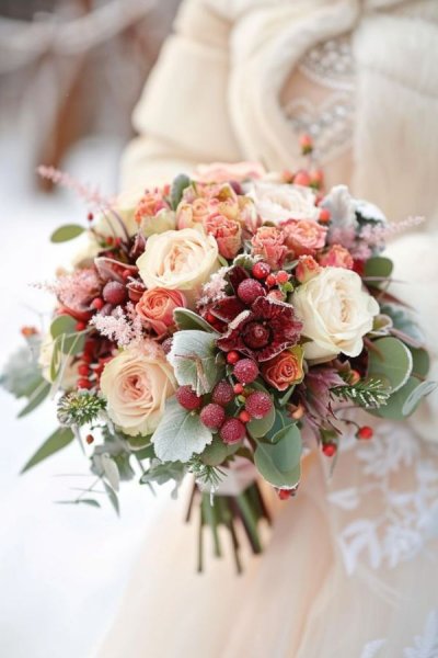  دسته گل عروس اروپایی در اینستاگرام