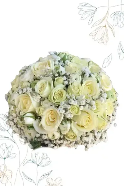 عکس دسته گل عروس ارکیده