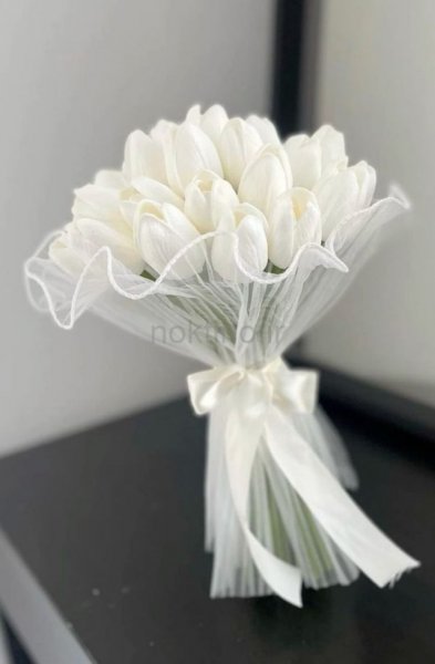  دسته گل عروس سفید