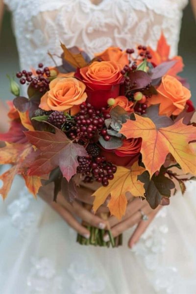  عکس دسته گل عروس و داماد