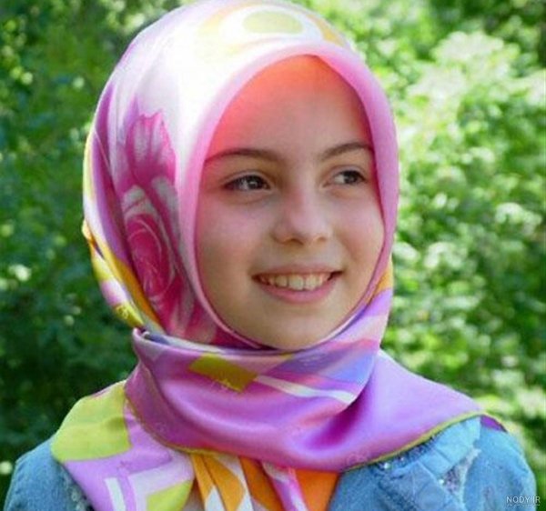 عکس مادر و فرزند با حجاب کارتونی