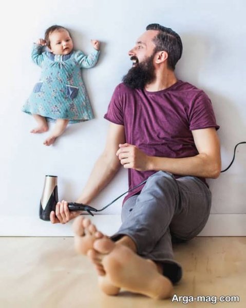  40 عکس پدر دختری زیبا