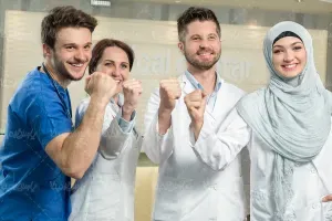  عکس خانم دکتر با حجاب