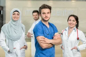  عکس خانم دکتر با حجاب