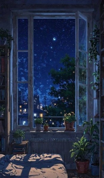 عکس آسمان شب غمگین