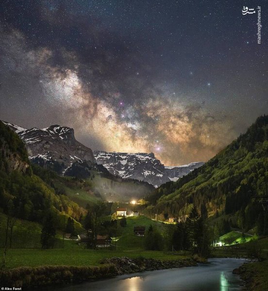  عکس آسمان پر ستاره واقعی