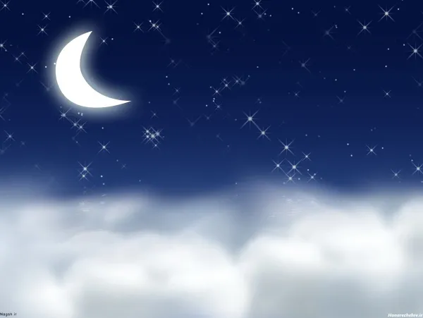  عکس ستاره واقعی در شب