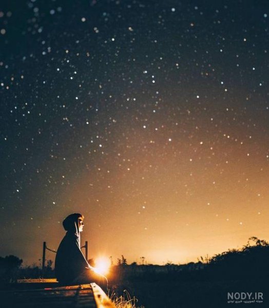  عکس ستاره واقعی در شب از نزدیک