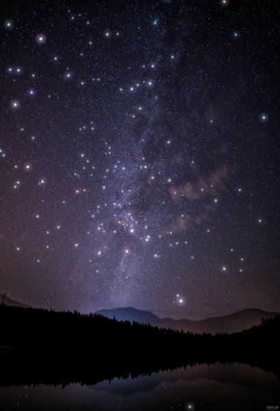  عکس ستاره واقعی در شب از نزدیک