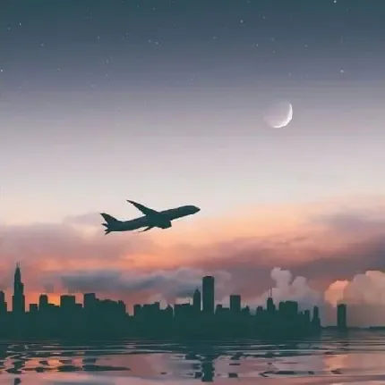  عکس اسمان از هواپیما