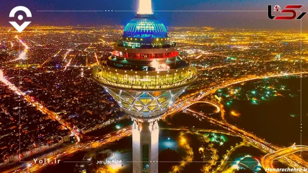  عکس از پنجره هواپیما در شب تهران