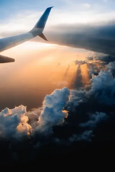  عکس از پنجره هواپیما طبیعی
