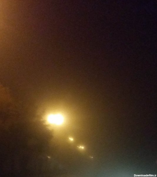 عکس فیک هواپیما در شب